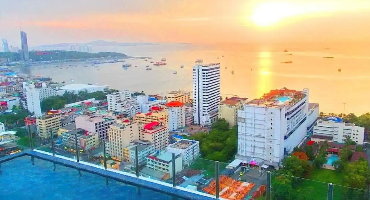Central Pattaya - Infinity Pool Condo Pattaya View Kültér fotó